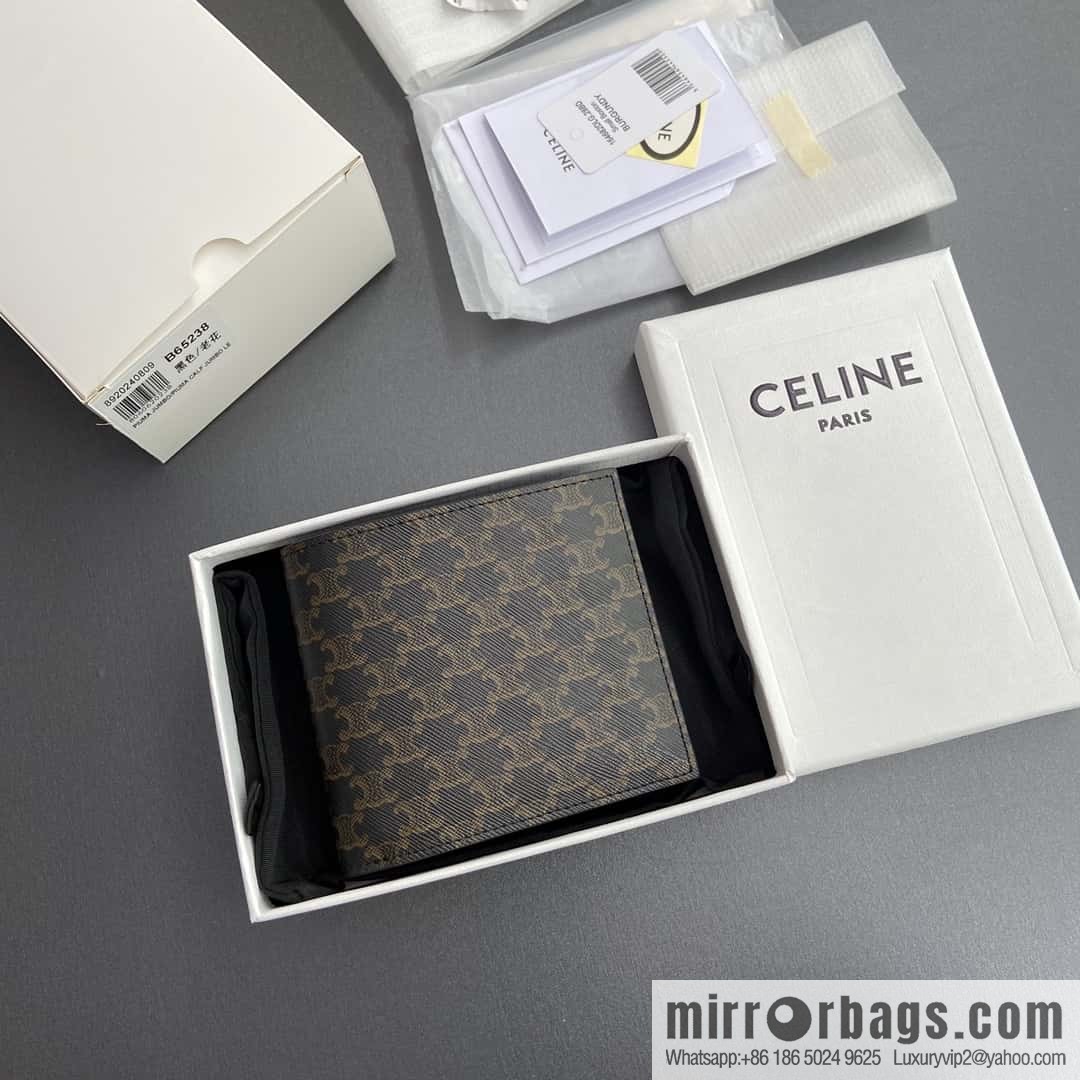 CELINE TRIOMPHE logo printing folding package 10B652BQB.38NO