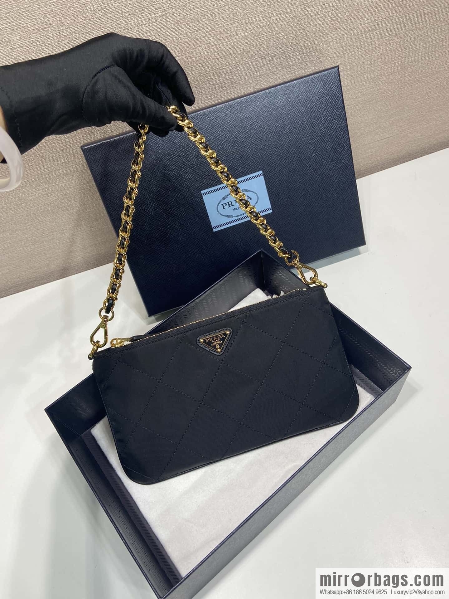 PRADA 🎉 Embroidered Hobo 🎉 1 Nl 054 Underarm Bag