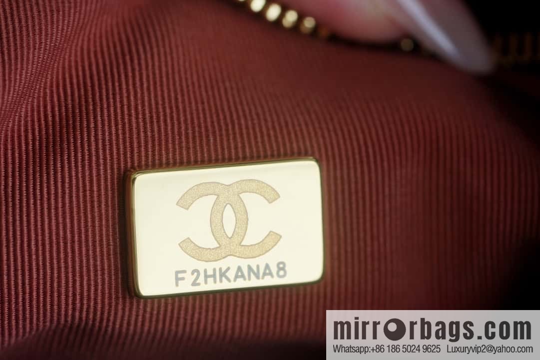 CHANEL Premium Handicraft Workshop Hobo Caramel Color, Small, Genuine Leather AS4922