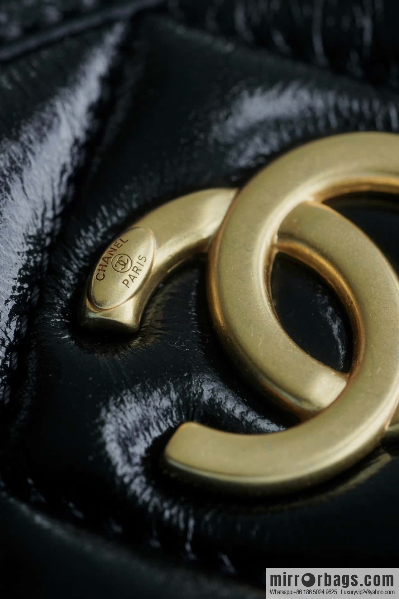 CHANEL Premium Handicraft Workshop Hobo Black, Small, Genuine Leather AS4922