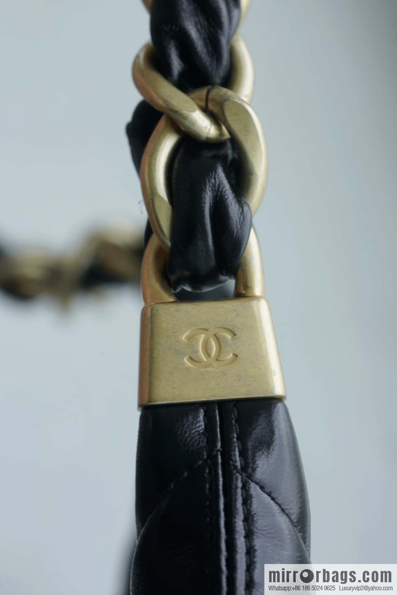 CHANEL Premium Handicraft Workshop Hobo Black, Small, Genuine Leather AS4922