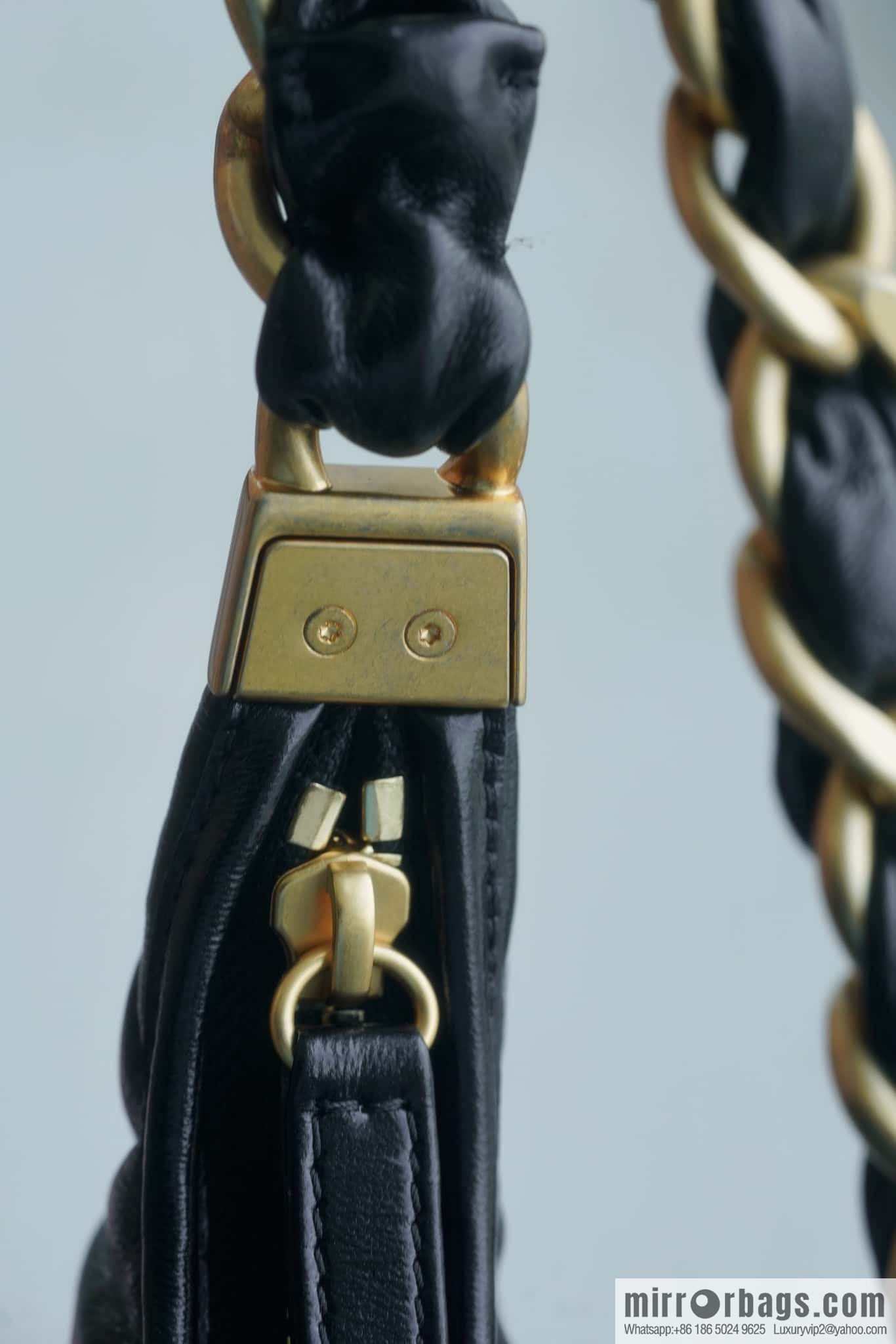 CHANEL Premium Handicraft Workshop Hobo Black, Small, Genuine Leather AS4922