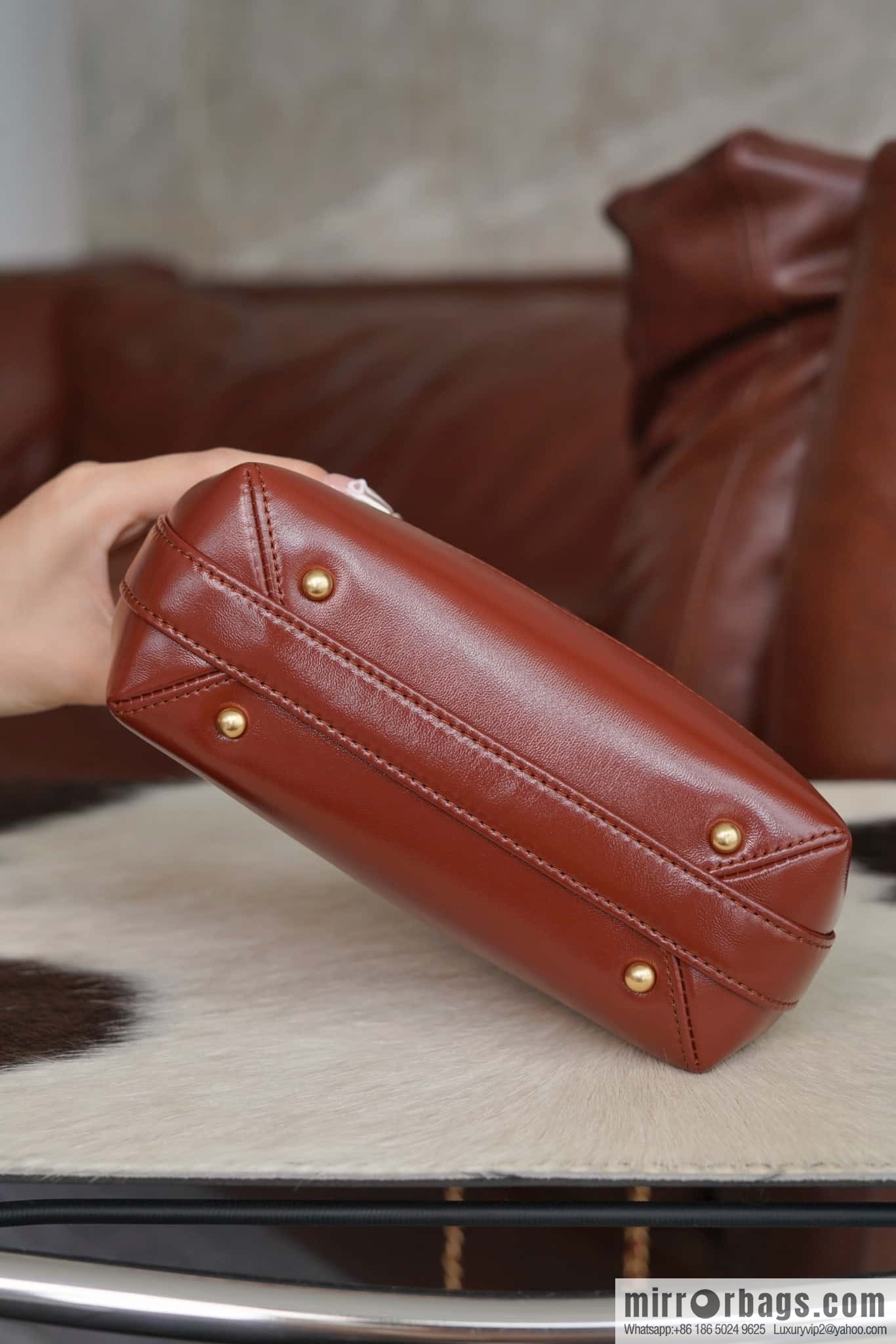 CHANEL 24A Superior Handicraft Doctor Doctor Bag, Small, Caramel AS4958