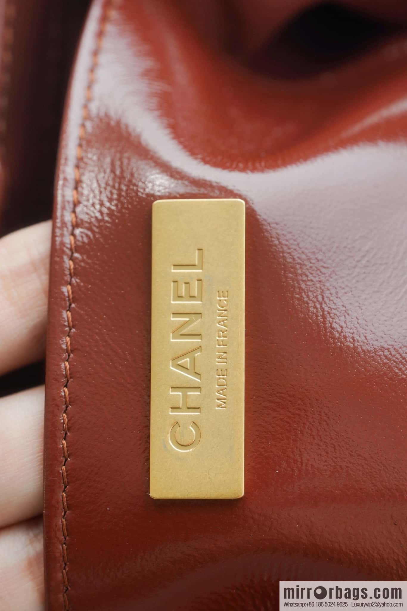 CHANEL 24A Superior Handicraft Doctor Doctor Bag, Small, Caramel AS4958