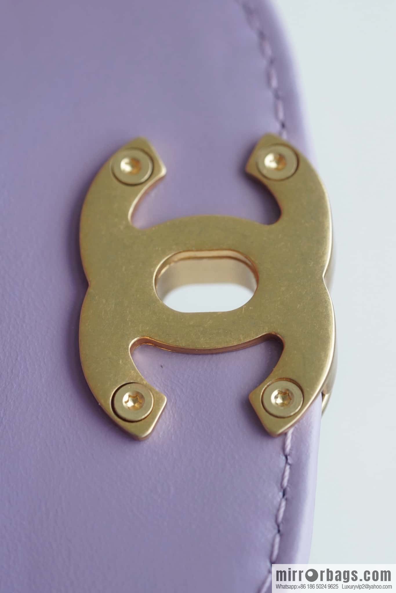 CHANEL 24S New Color Kelly Handle Bag, Large, Taro Purple AS4416