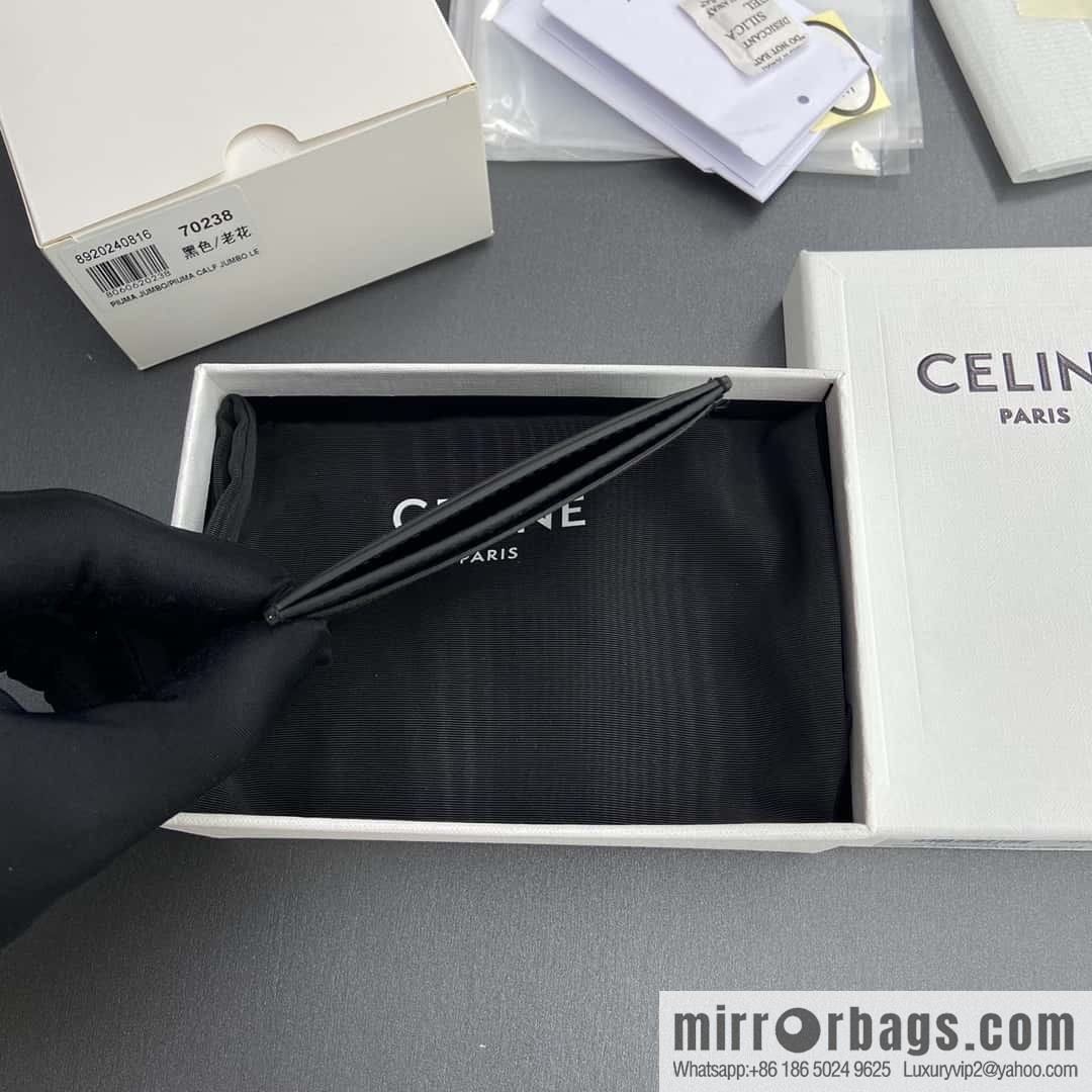 CELINE TRIOMPHE Logo Printed Card Pack 10B702BQ4 .38NO