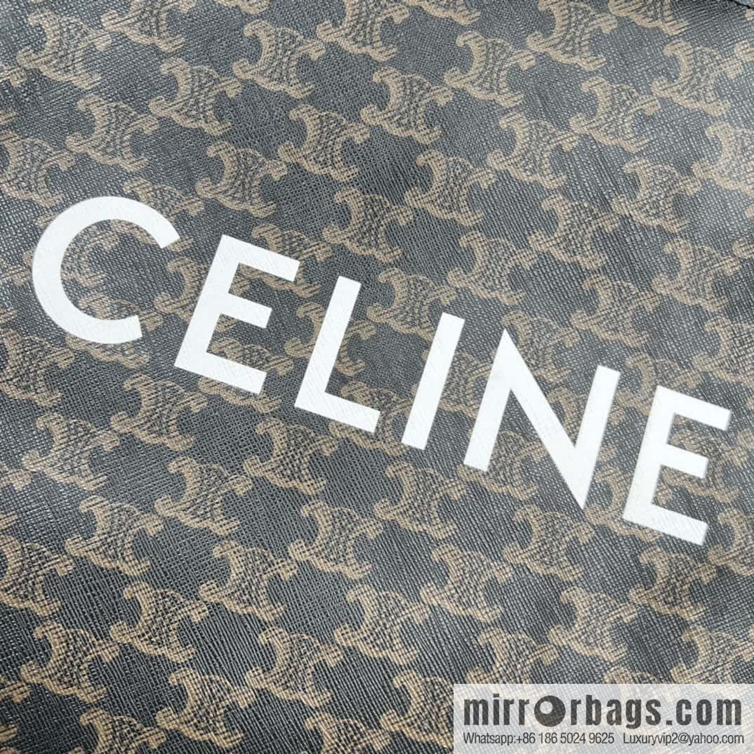 CELINE CABAS TRIOMPHE Canvas Small Vertical Handbag 191542