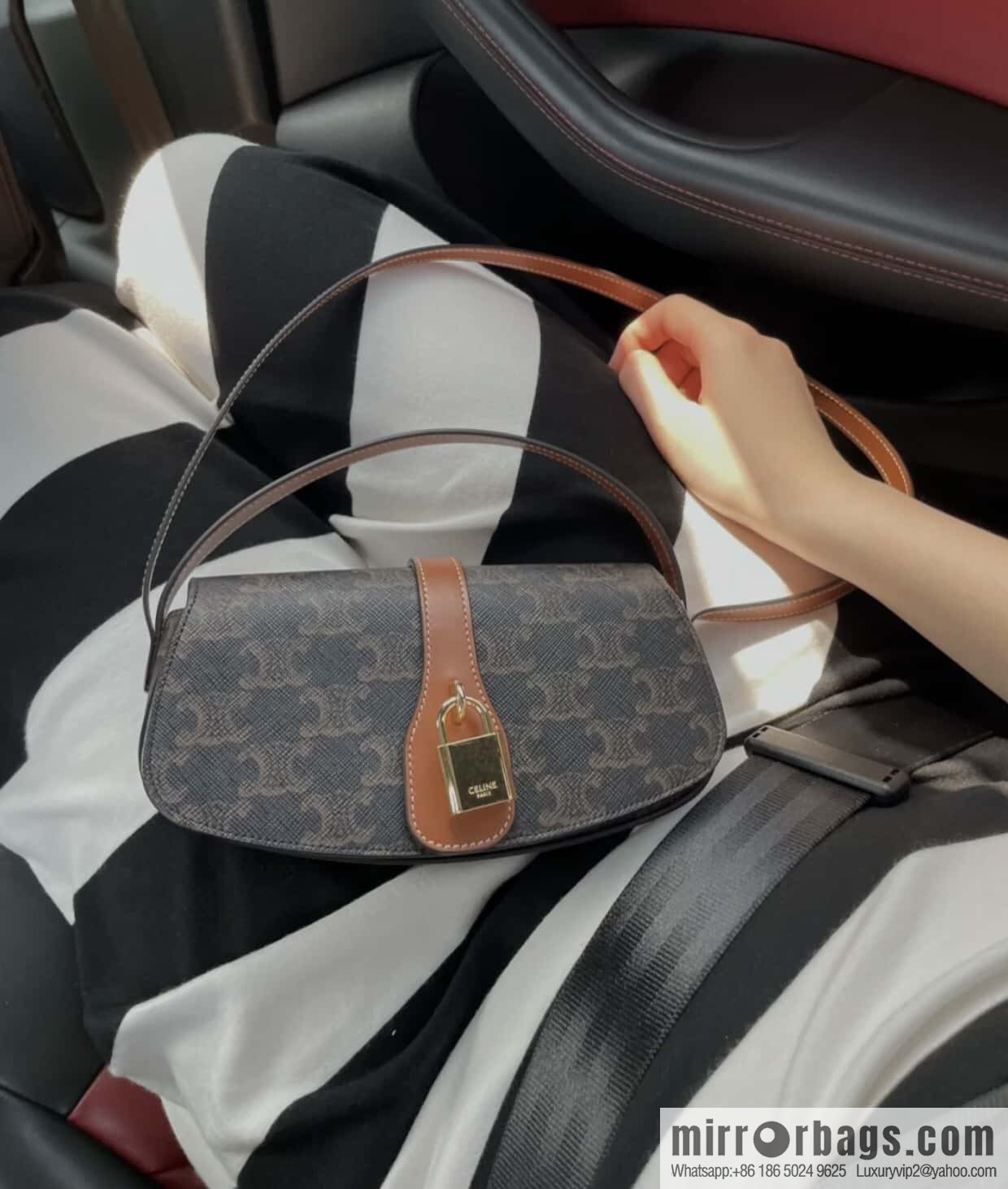 CELINE mini Tabou Clutch onStrap Clutch 101592