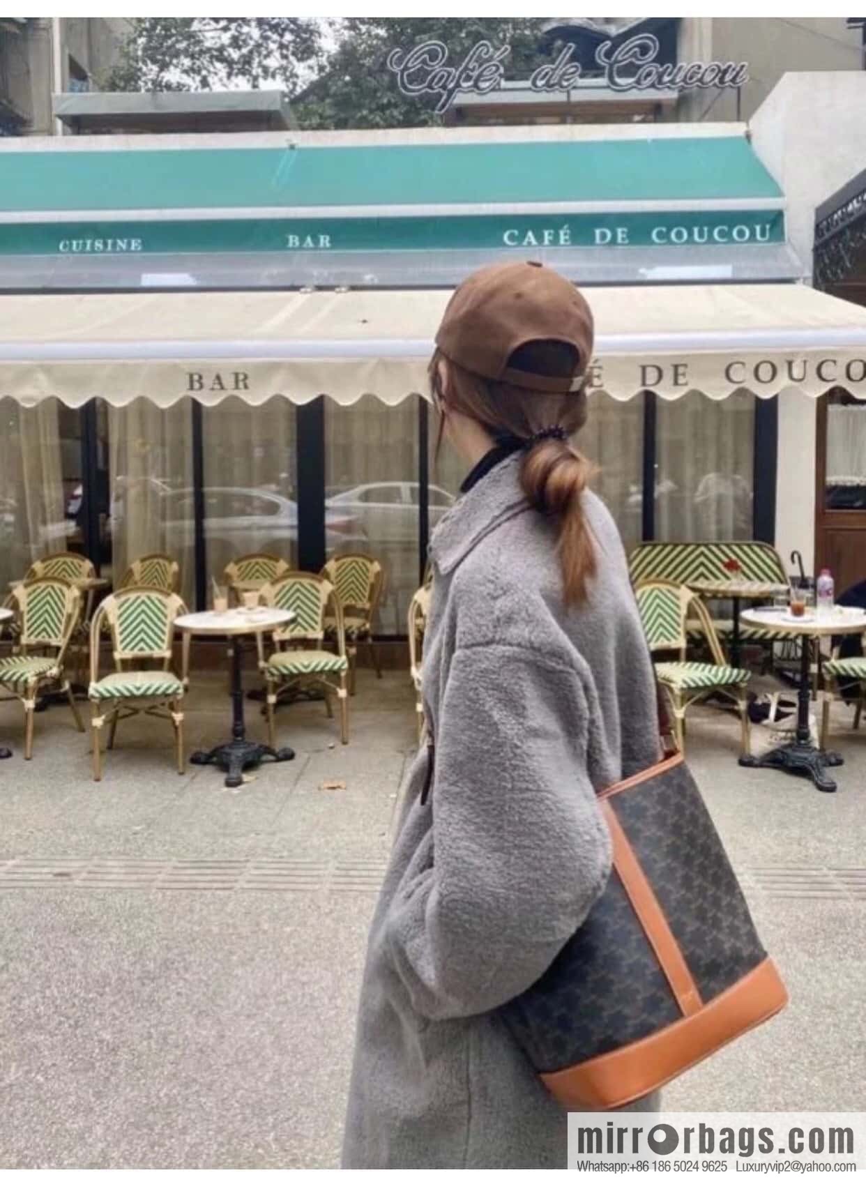 CELINE TRIOMPHE CANVAS Medium Barrel 191132