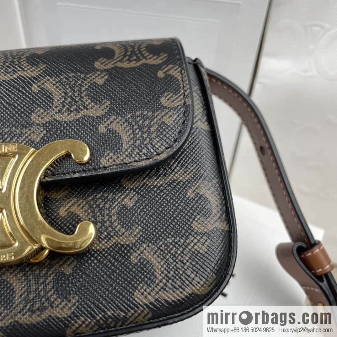 CELINE Mini Arc de Triomphe Iconic Printed Handbag 101513