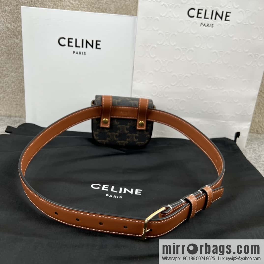 CELINE mini Arc de Triomphe fanny pack presbyopia, number 452