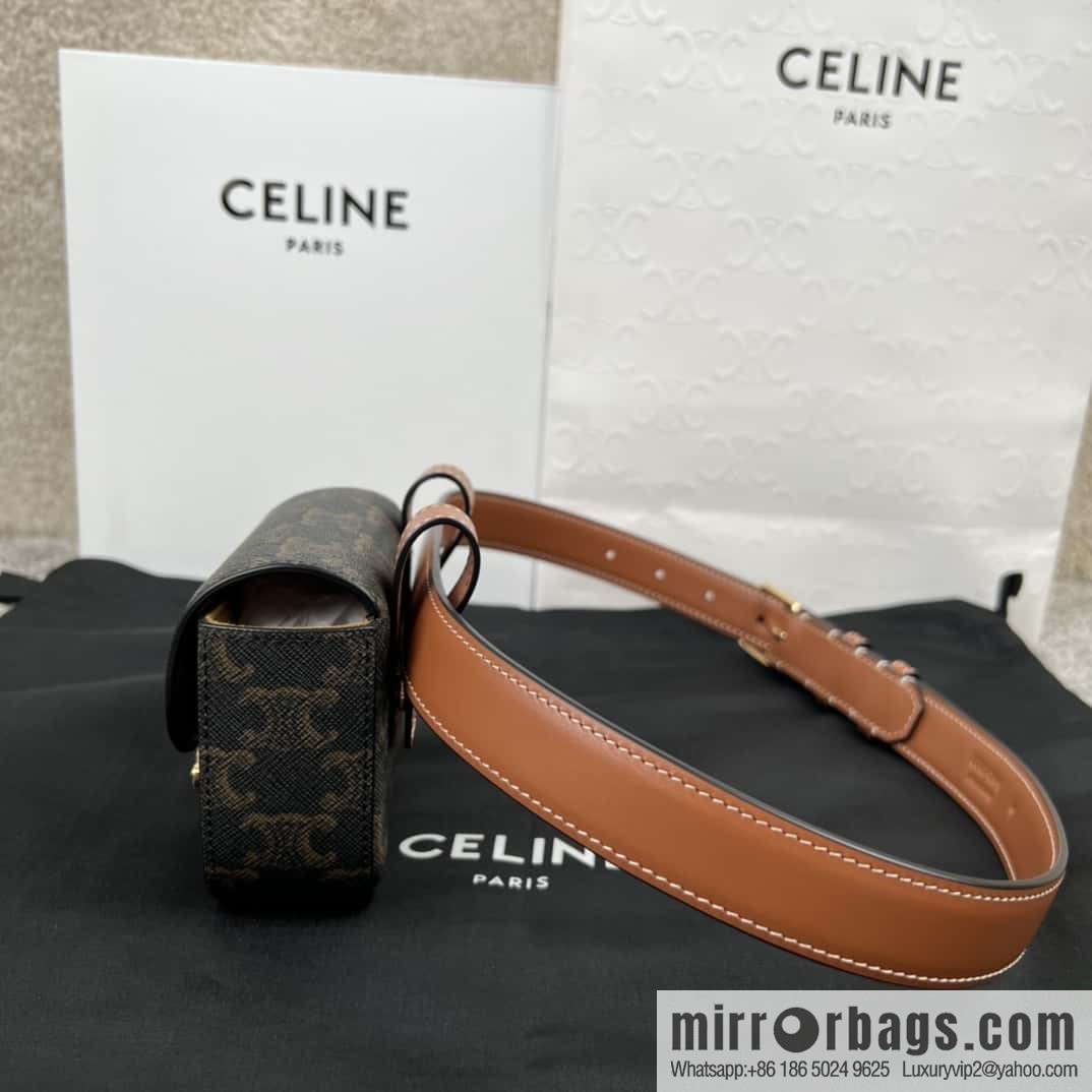 CELINE mini Arc de Triomphe fanny pack presbyopia, number 452