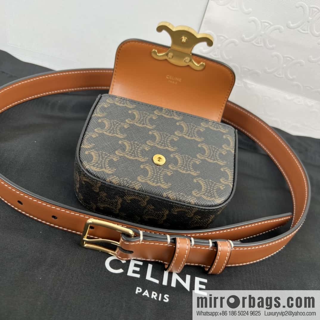 CELINE mini Arc de Triomphe fanny pack presbyopia, number 452