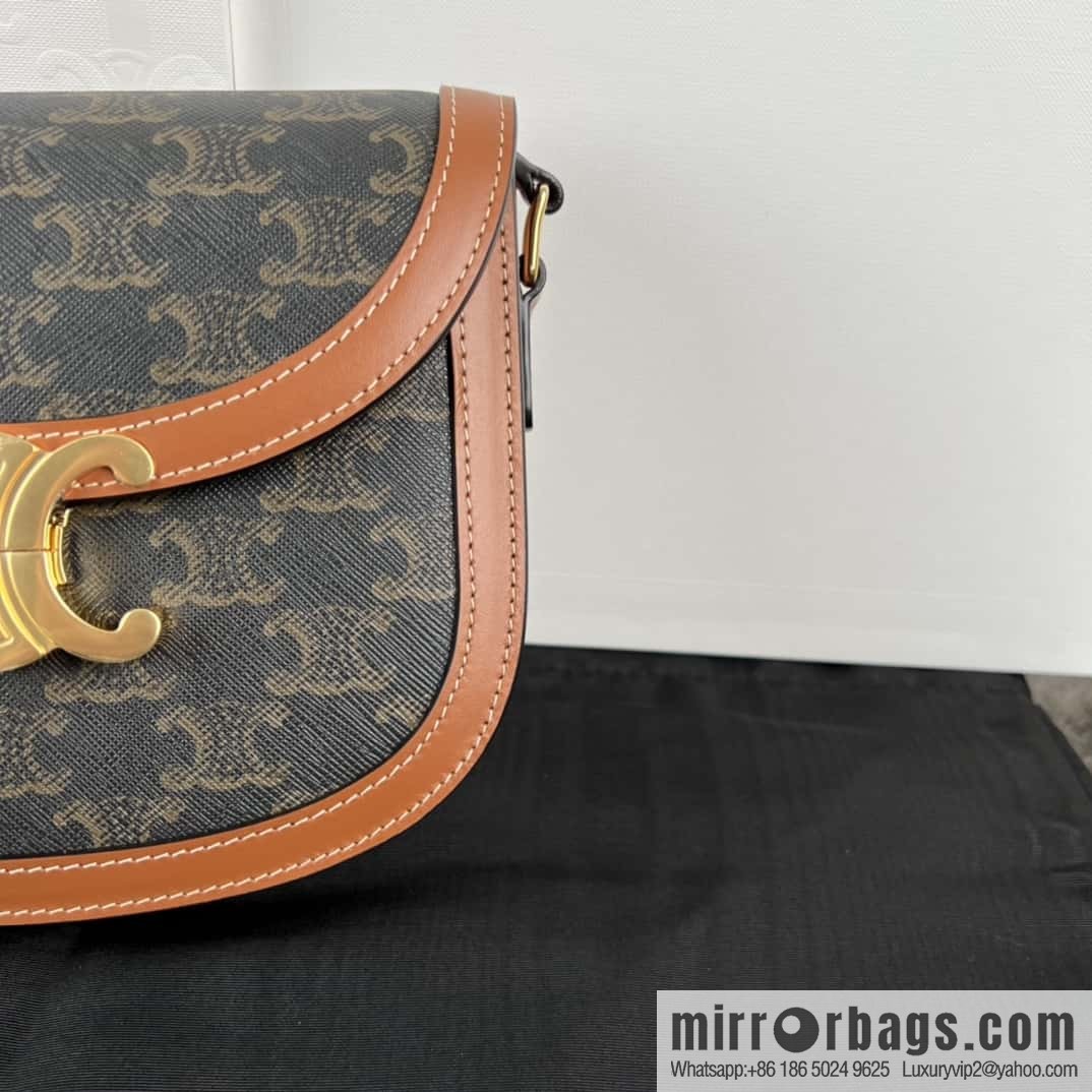 CELINE TEEN BESACE TRIOMRHE logo printed handbag 110412
