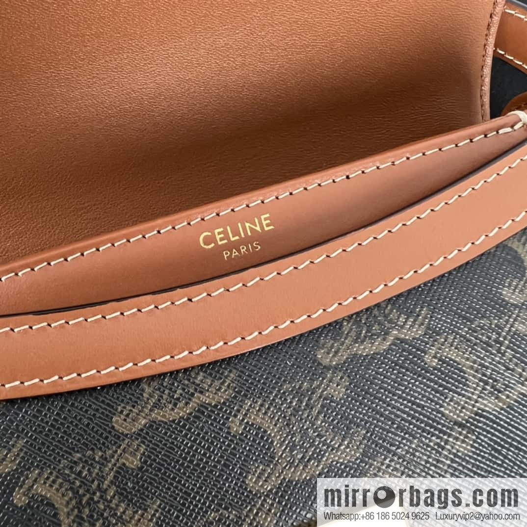 CELINE TEEN BESACE TRIOMRHE logo printed handbag 110412