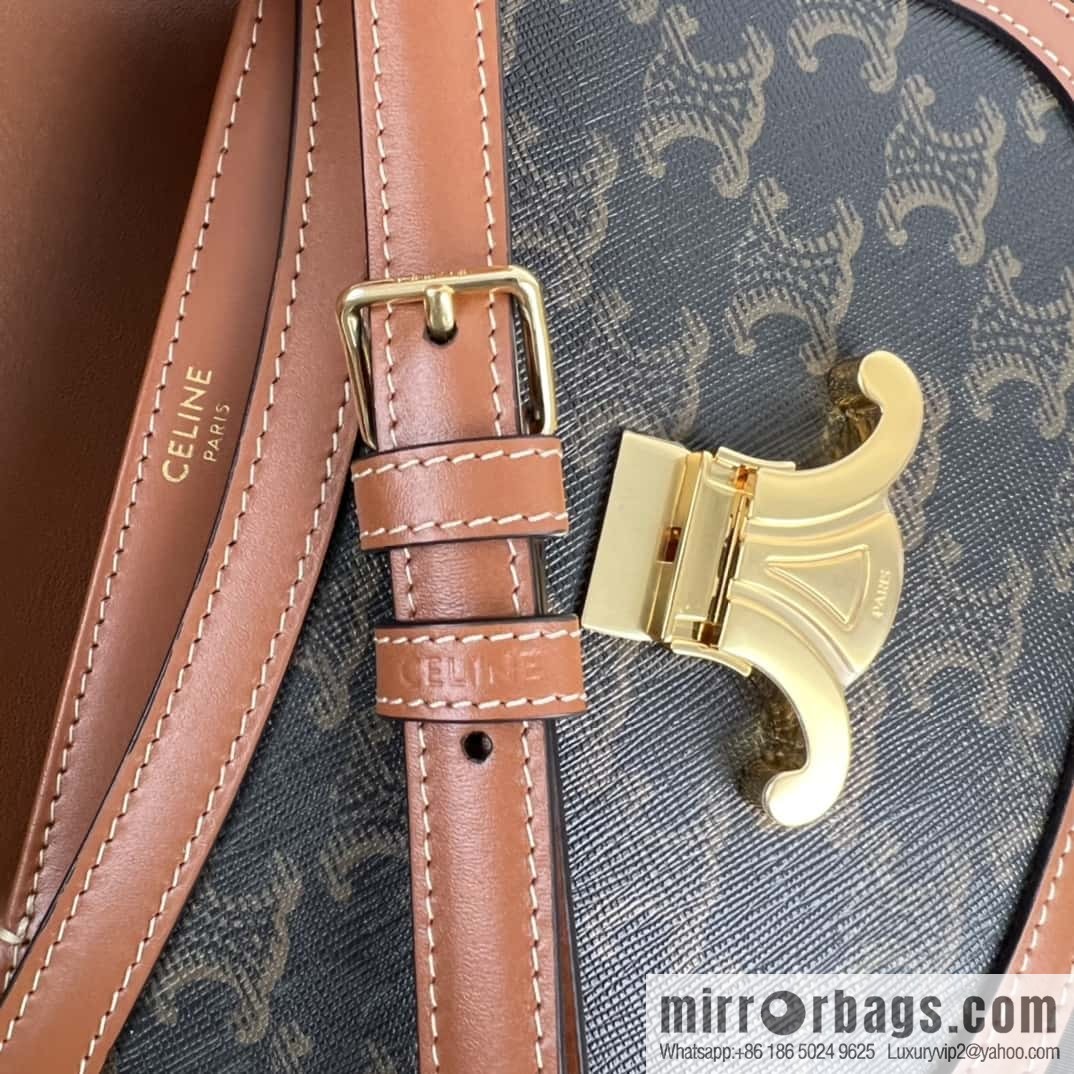 CELINE TEEN BESACE TRIOMRHE logo printed handbag 110412