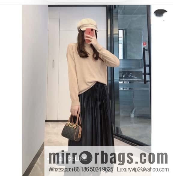 CELINE TRIOMPHE Faux Leather Mini Boston Bag 195112