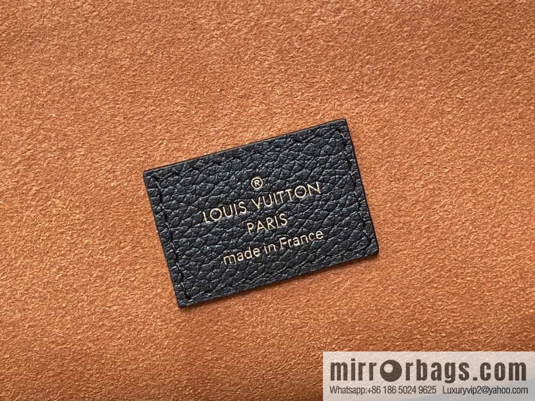 [Original order boutique] M25341 black, full leather shopping bag Low key cabas handbag 25342 M25343 2024 latest autumn and winter new models, Low Key Cabas medium handbag