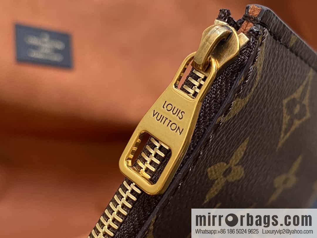 [Original order boutique] M25341 black, full leather shopping bag Low key cabas handbag 25342 M25343 2024 latest autumn and winter new models, Low Key Cabas medium handbag