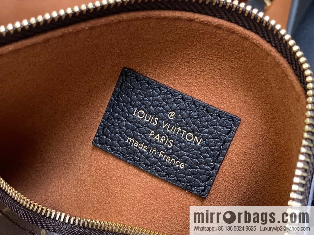 [Original order boutique] M25341 black, full leather shopping bag Low key cabas handbag 25342 M25343 2024 latest autumn and winter new models, Low Key Cabas medium handbag