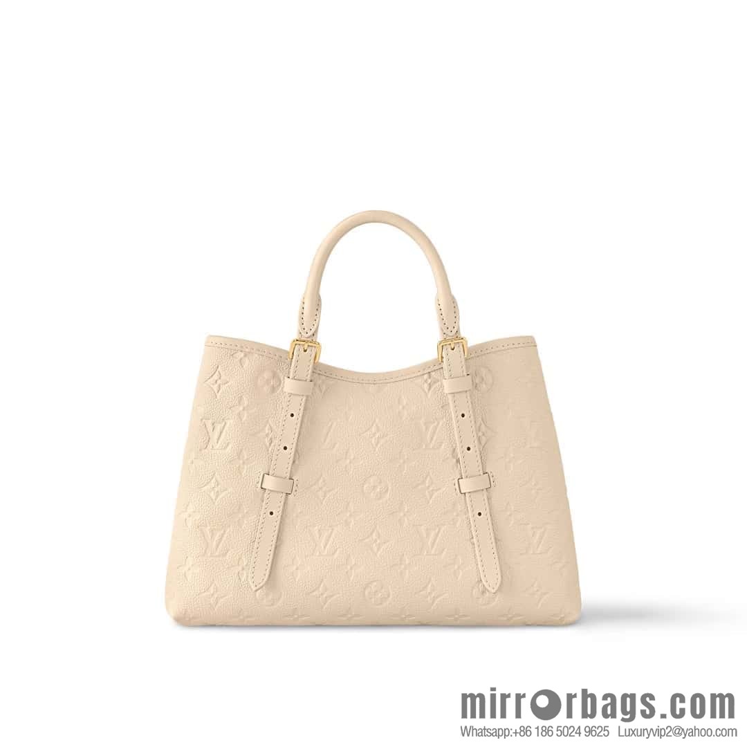 [Original order boutique] M11463 meters white full leather tote bag series BABYLONE TOTE small handbag m11393 gray-brown m11394