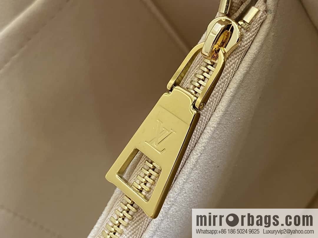 [Original order boutique] M11463 meters white full leather tote bag series BABYLONE TOTE small handbag m11393 gray-brown m11394
