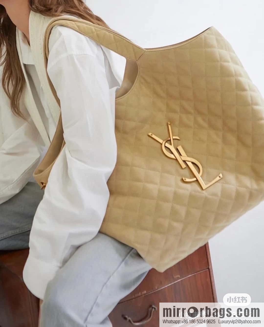 YSL 𝗜𝗖𝗔𝗥𝗘 🆕 Beige 698651