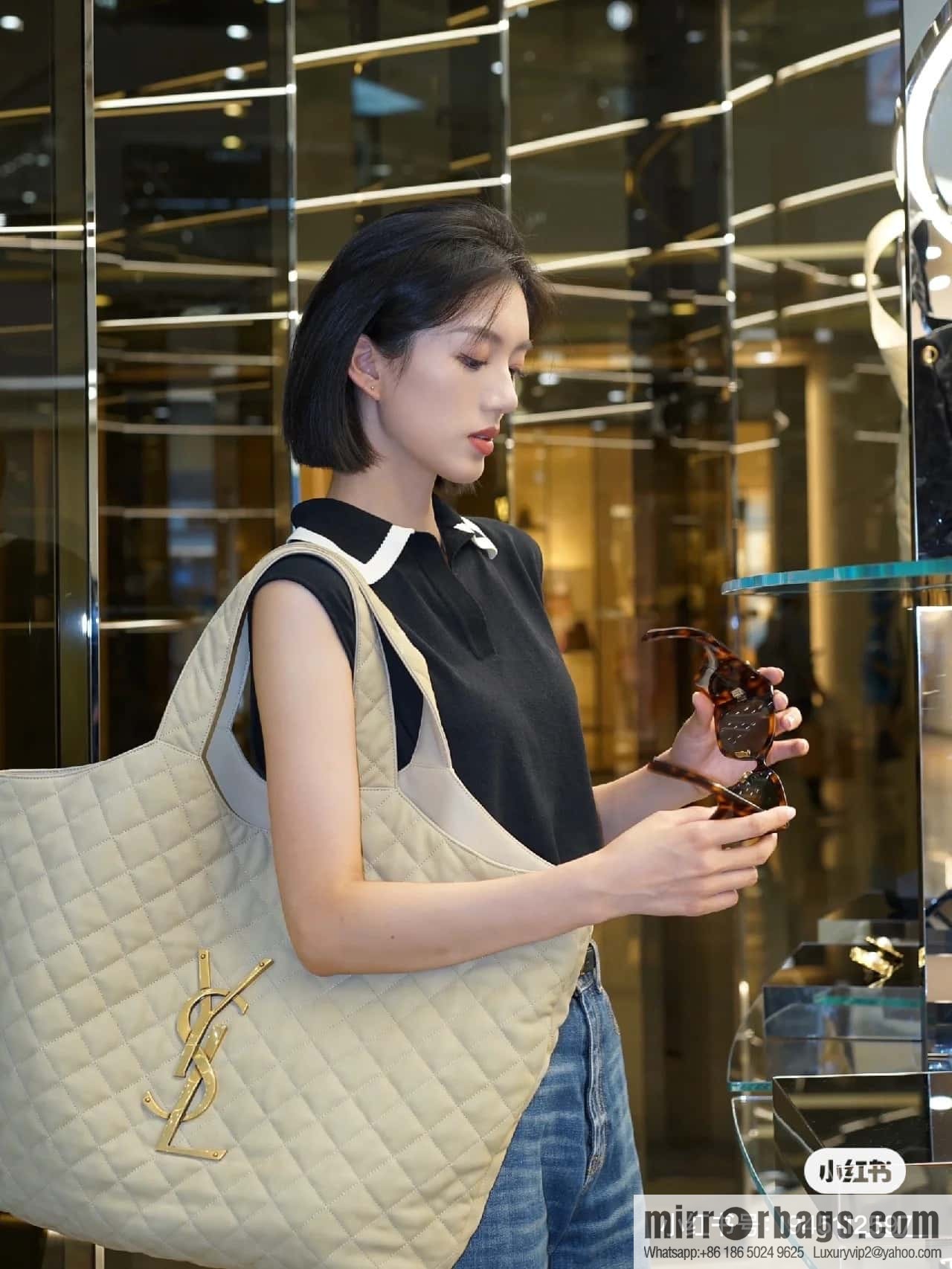 YSL 𝗜𝗖𝗔𝗥𝗘 🆕 Beige 698651