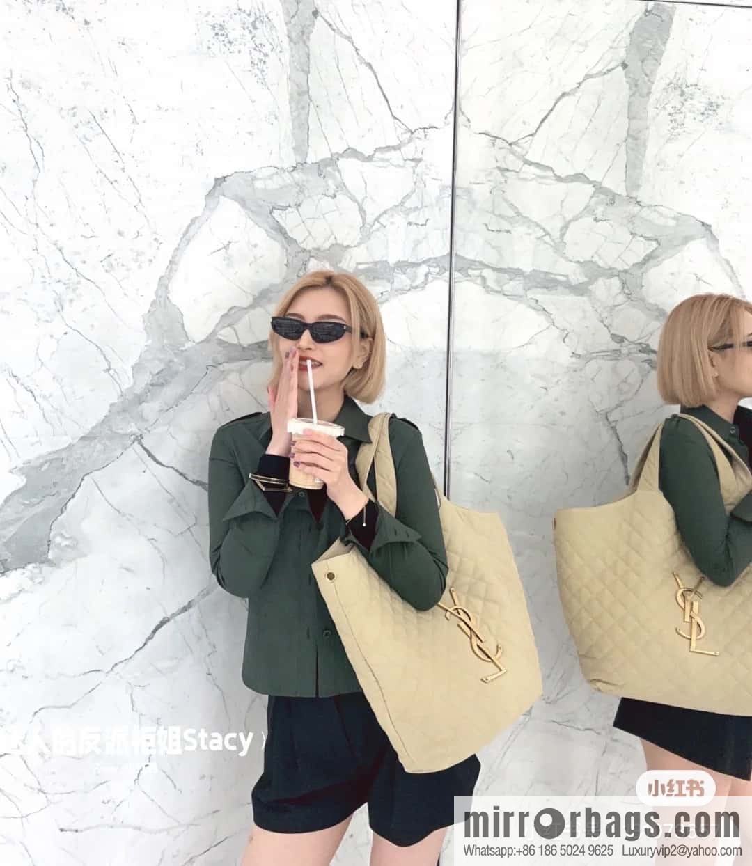 YSL 𝗜𝗖𝗔𝗥𝗘 🆕 Beige 698651