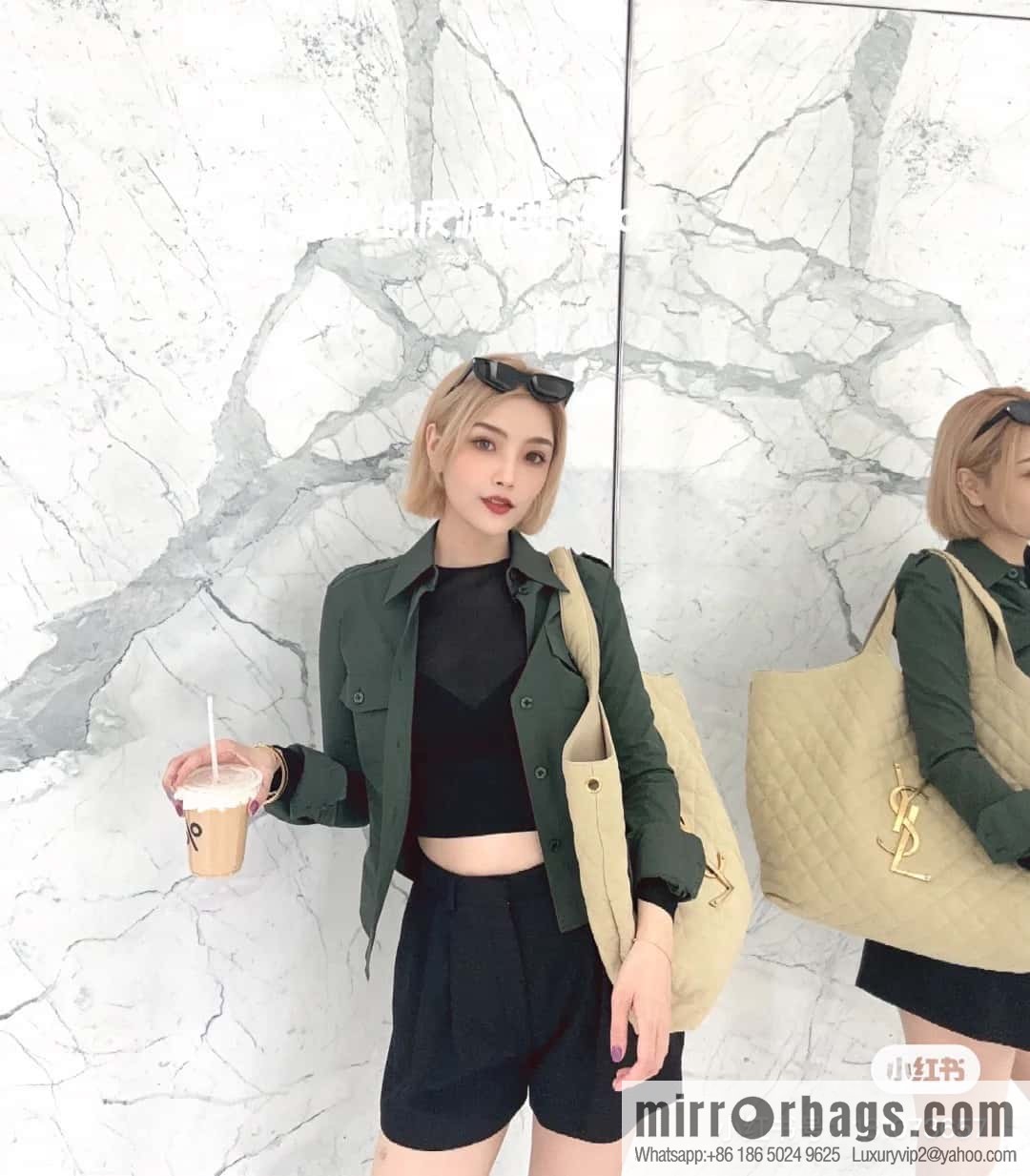 YSL 𝗜𝗖𝗔𝗥𝗘 🆕 Beige 698651