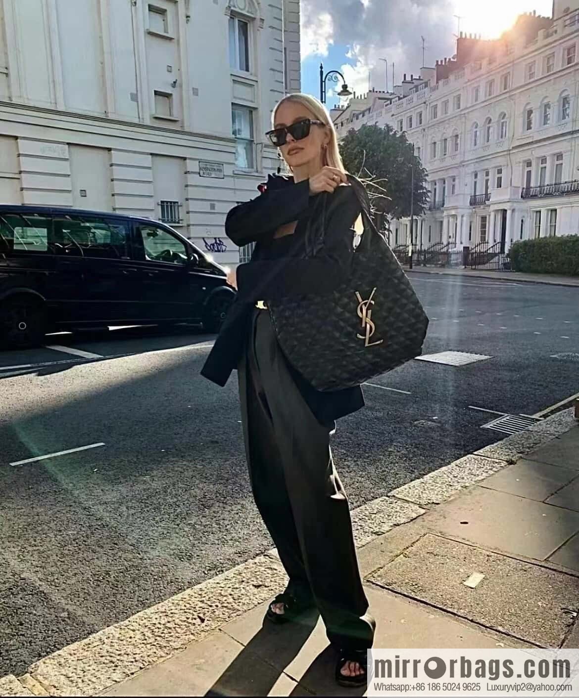 YSL 𝗜𝗖𝗔𝗥𝗘 𝟮𝟮 spring and summer new tote bag 698651
