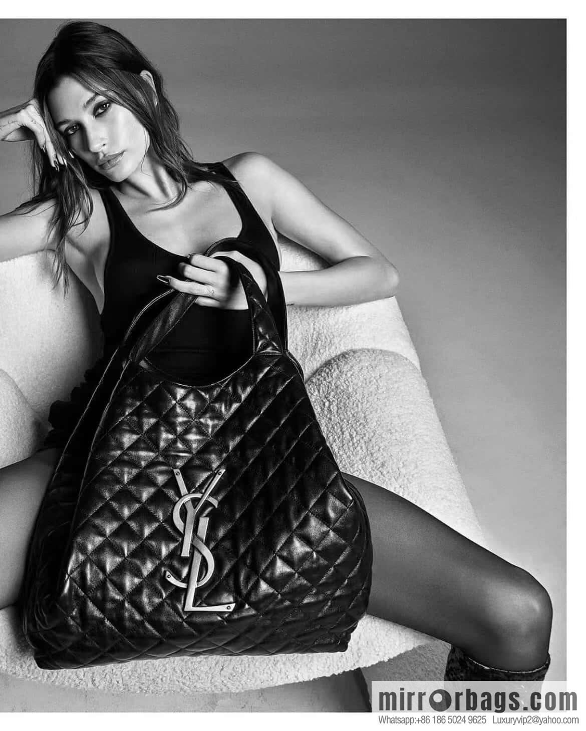 YSL 𝗜𝗖𝗔𝗥𝗘 𝟮𝟮 spring and summer new tote bag 698651