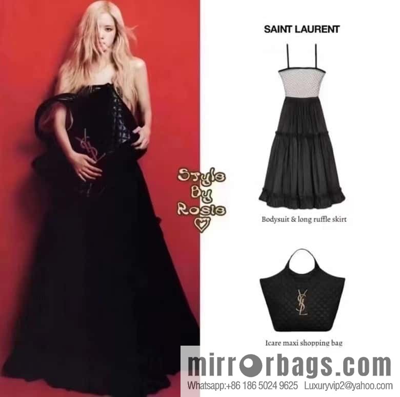 YSL 𝗜𝗖𝗔𝗥𝗘 𝟮𝟮 spring and summer new tote bag 698651