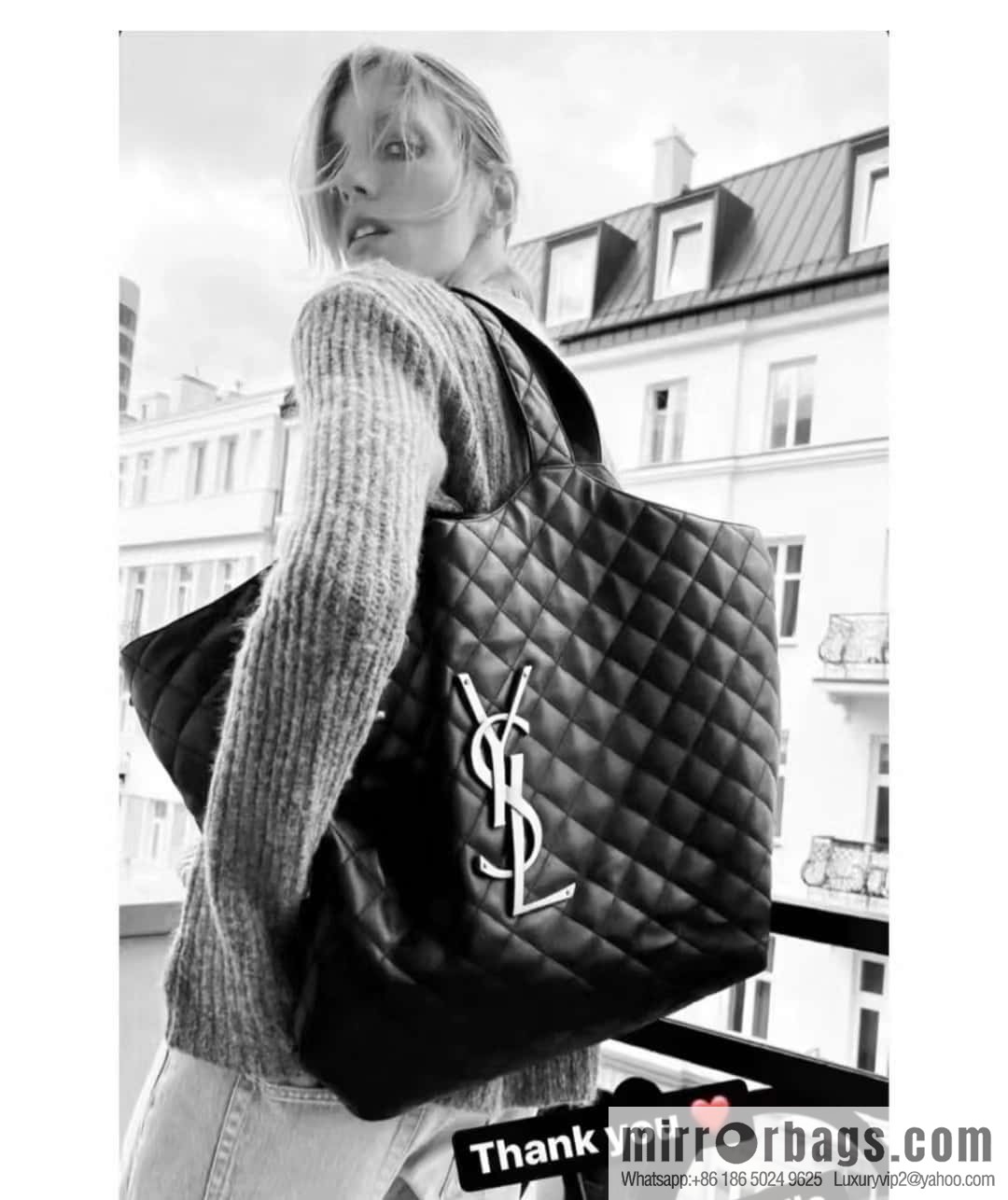 YSL 𝗜𝗖𝗔𝗥𝗘 𝟮𝟮 spring and summer new tote bag 698651
