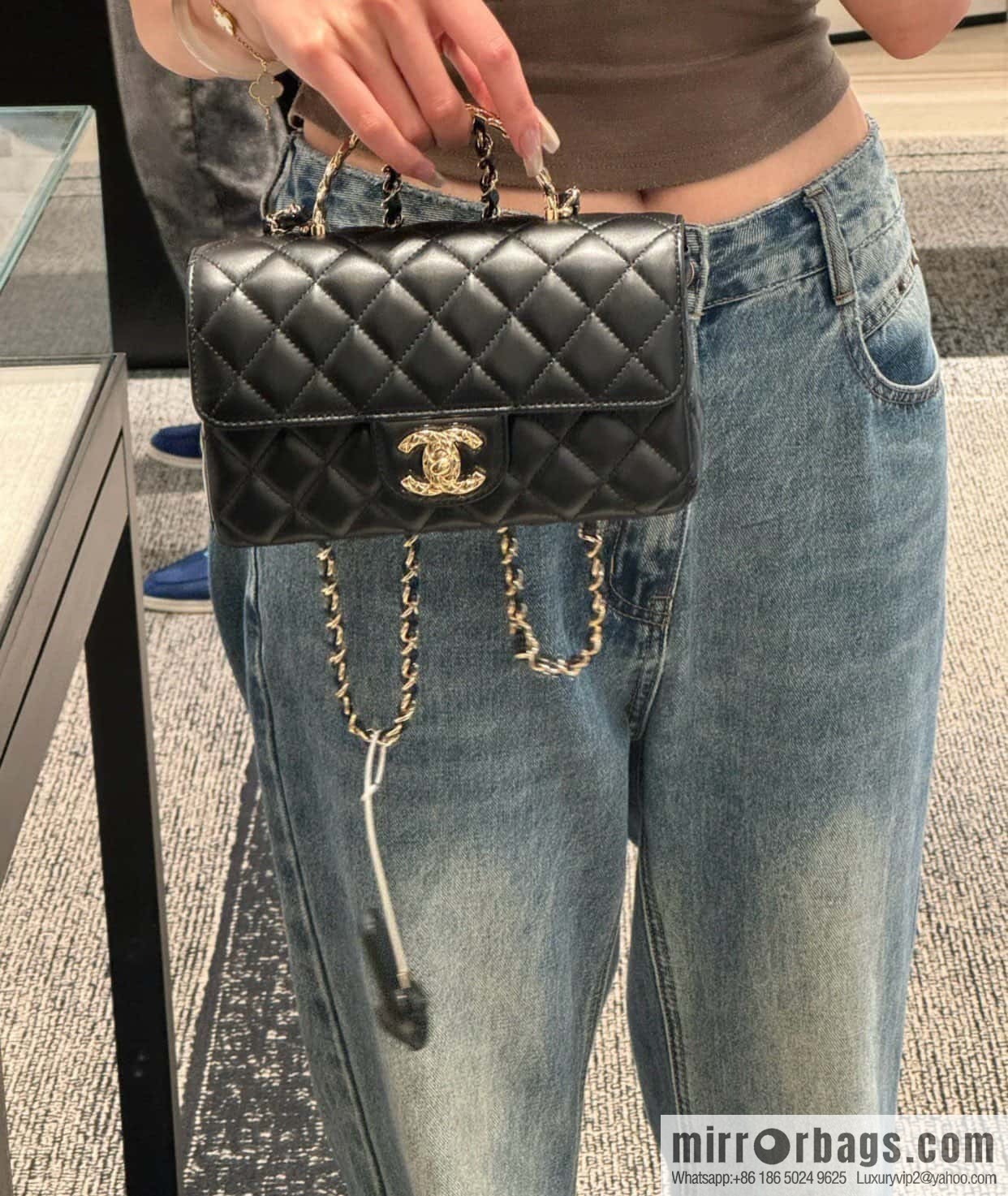 CHANEL CF Mini Wheat Handle 🌾 AS4924