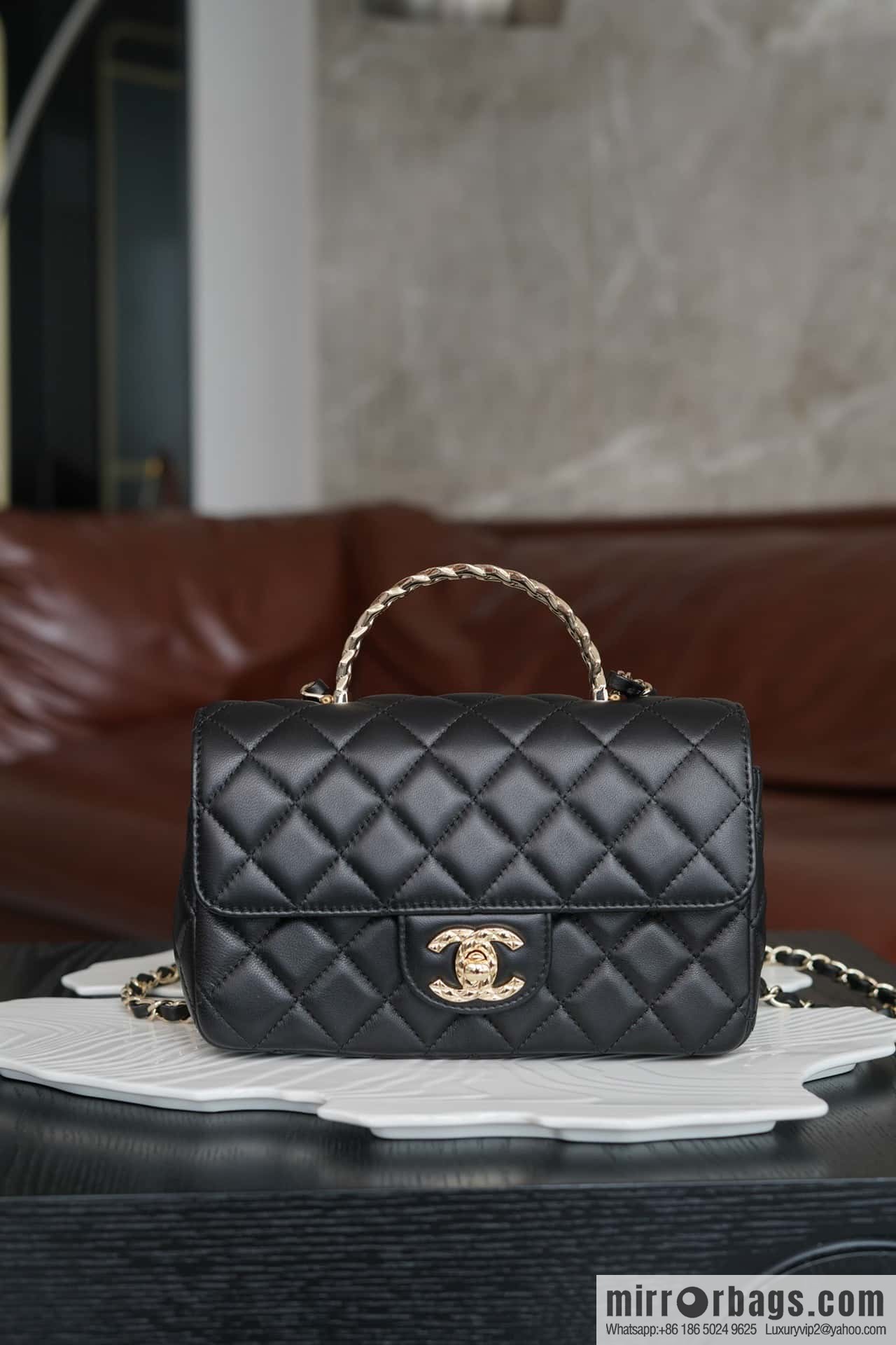 CHANEL CF Mini Wheat Handle 🌾 AS4924