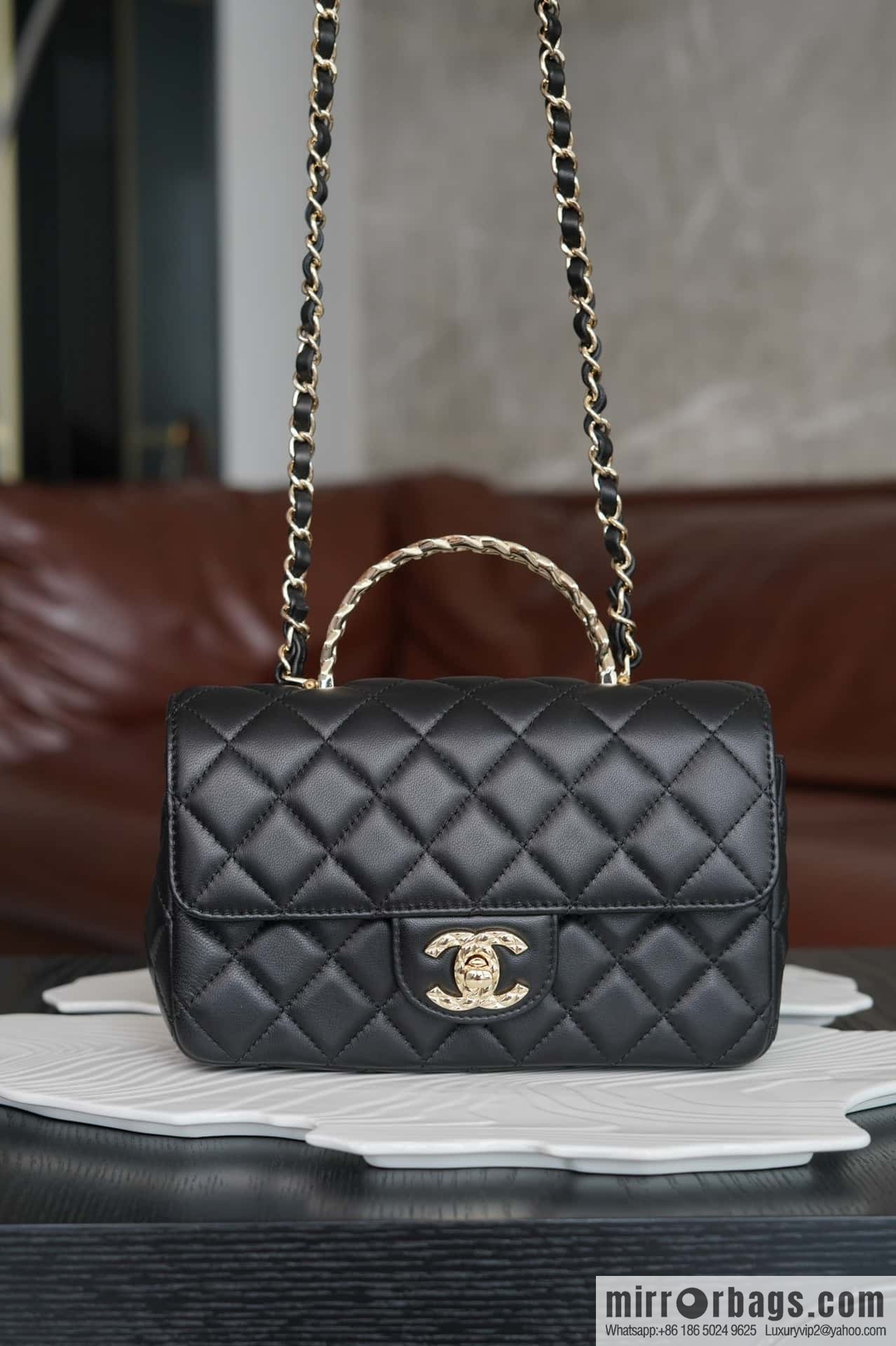 CHANEL CF Mini Wheat Handle 🌾 AS4924