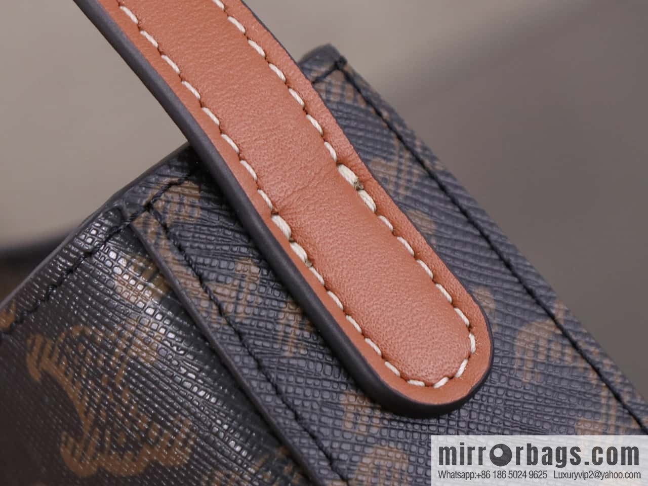 CELIN_E 2024 | TILLY medium bright cow leather handbag 24s spring new product 115703BF4.38NO armpit bag