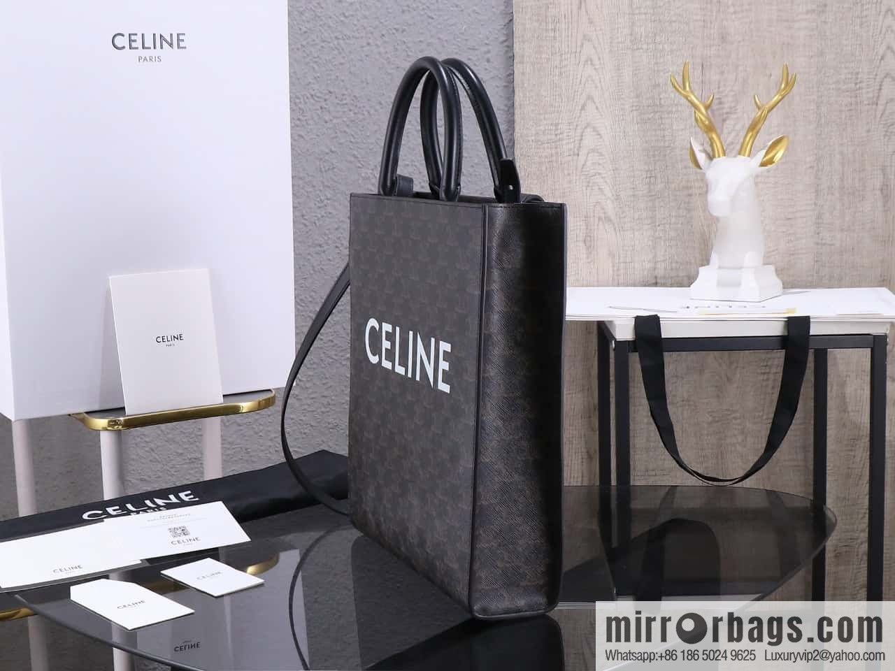 CELINE Medium Printed Tote, Versatile Tote, Classic Triumph Presbyopia Series No.: 191542