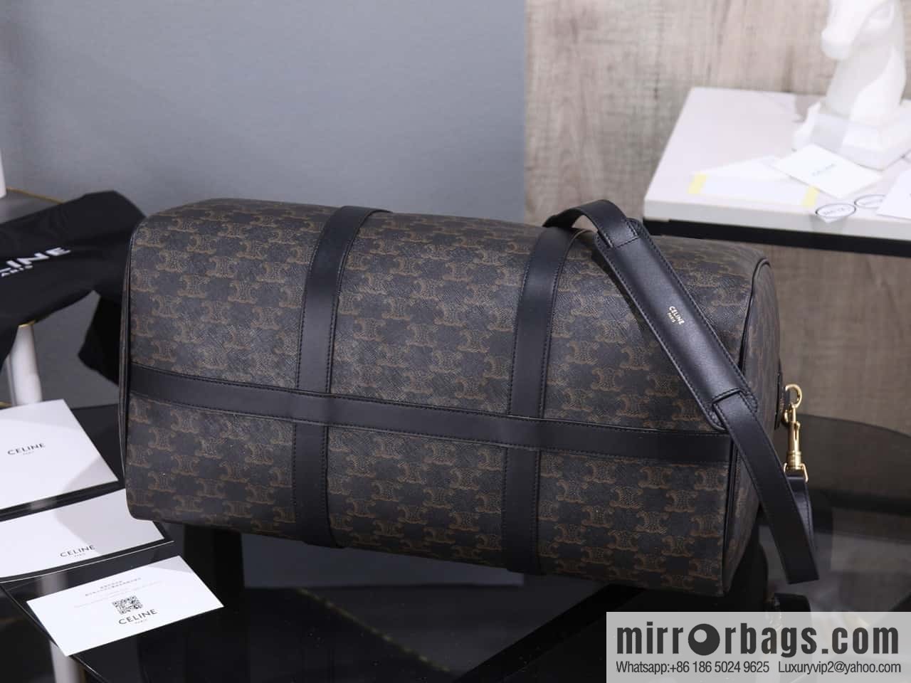 [Premium quality, all-steel hardware] ce new men's travel bag Arc de Triomphe presbyopia large travel bag model number: 190662