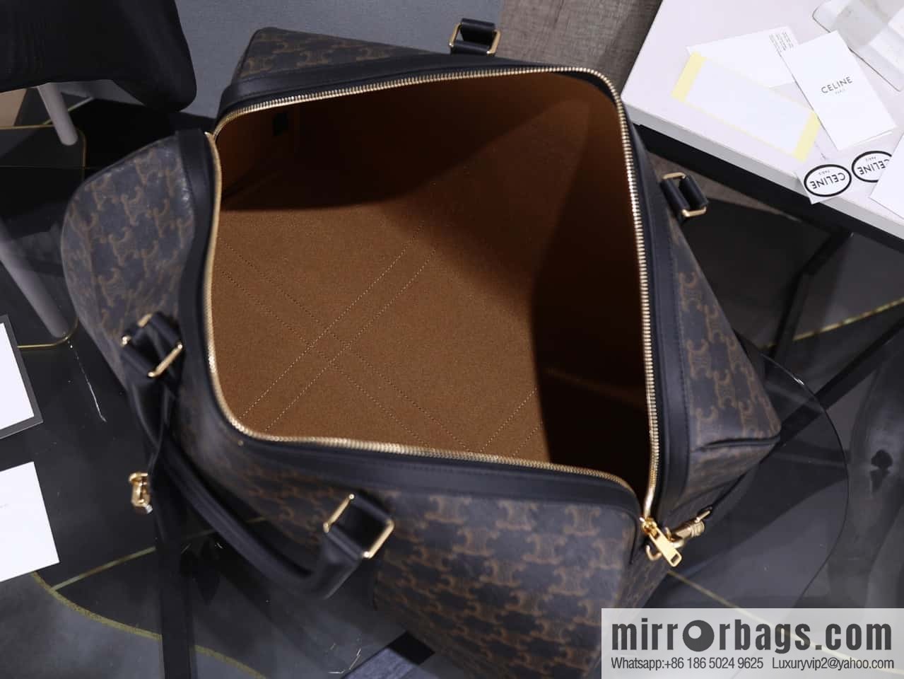 [Premium quality, all-steel hardware] ce new men's travel bag Arc de Triomphe presbyopia large travel bag model number: 190662