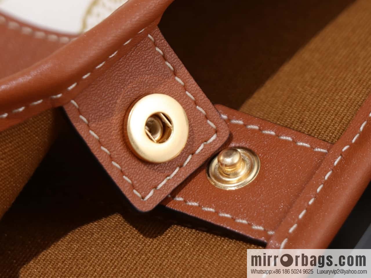 [All Steel Hardware] CELIN'TRIOMPHE Canvas Laohua Medium Bucket Bag 191132