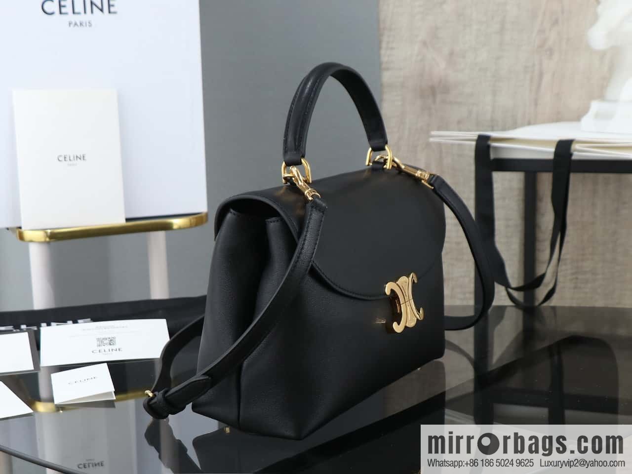 New product launch CE Arc de Triomphe Kelly handbag model number: 188836