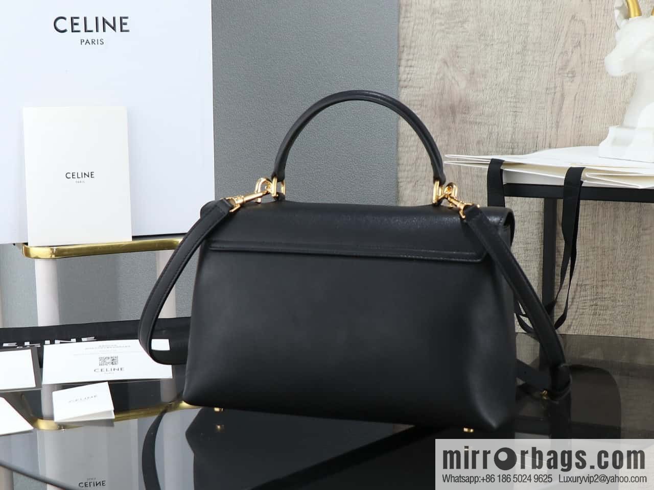 New product launch CE Arc de Triomphe Kelly handbag model number: 188836