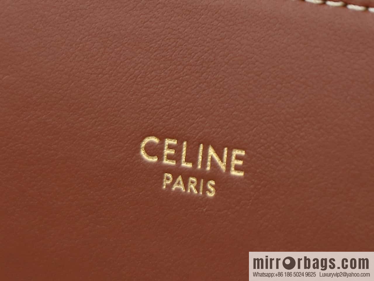 [Premium quality, all-steel hardware] CELIN_E TRIOMPHE mini cowhide bucket bag model: 10k943