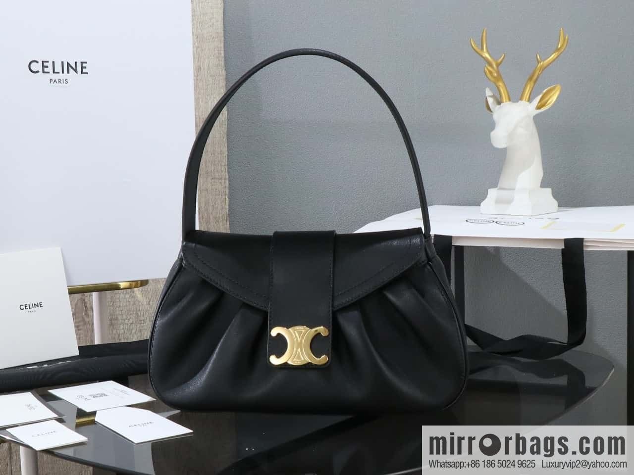 [Premium all-steel hardware] New CE spring and summer series new POLLY bag model number: 115633
