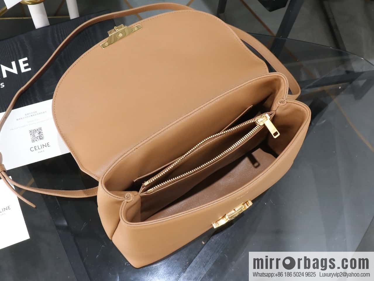 New product launch CE Arc de Triomphe Kelly handbag model number: 188836