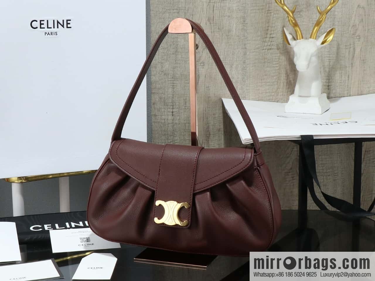 [Premium all-steel hardware] New CE spring and summer series new POLLY bag model number: 115633