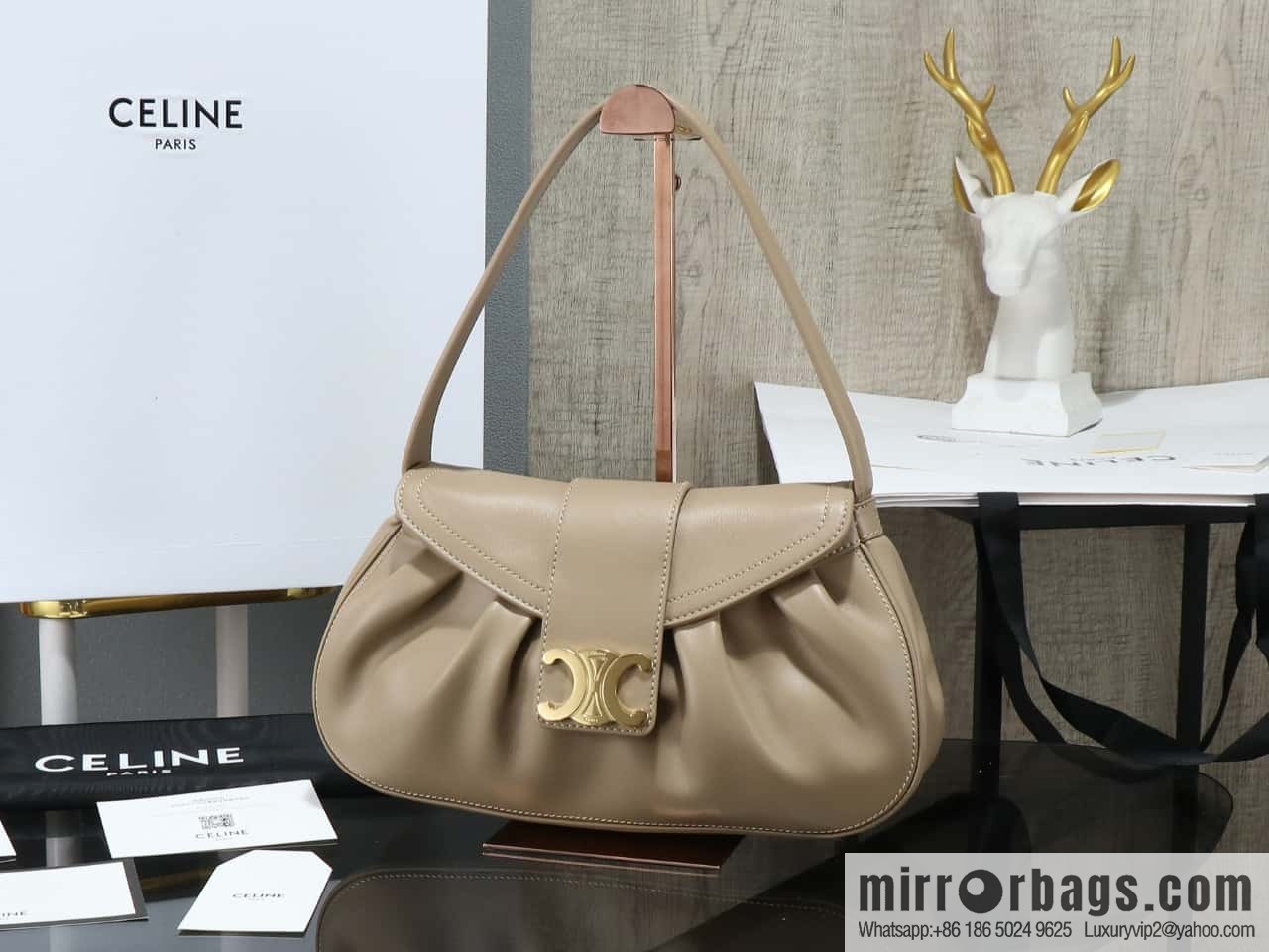 [Premium all-steel hardware] New CE spring and summer series new POLLY bag model number: 115633