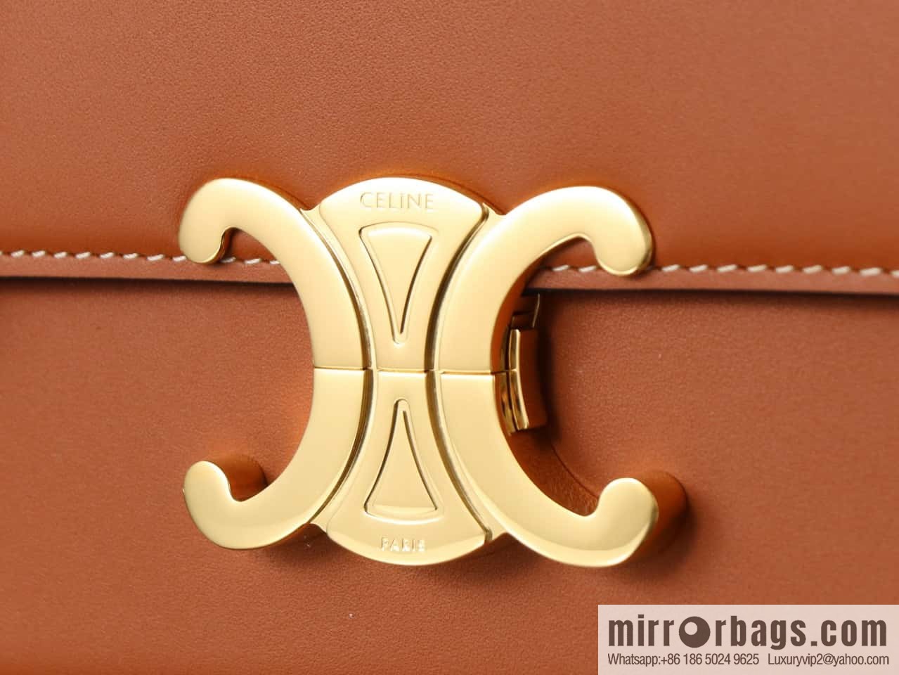 Premium all-steel hardware 】 𝗖𝗘𝗟𝗜𝗡𝗘 𝑻𝒓𝒊𝒐𝒎𝒑𝒉𝒆 chain armpit bag Model: 197992